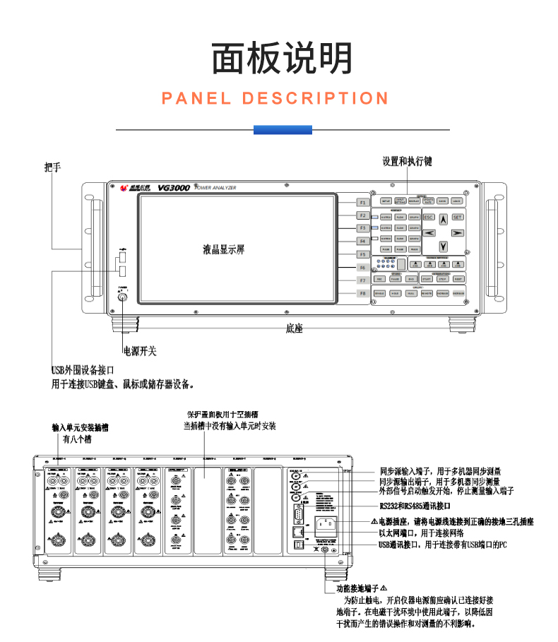 威格新品-多通道，多功能、高精度功率分析儀VG3000系列 廠家直銷 質(zhì)量保障插圖29